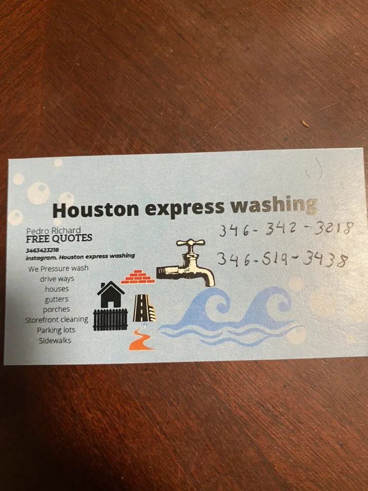 Slide of Houston Express Work