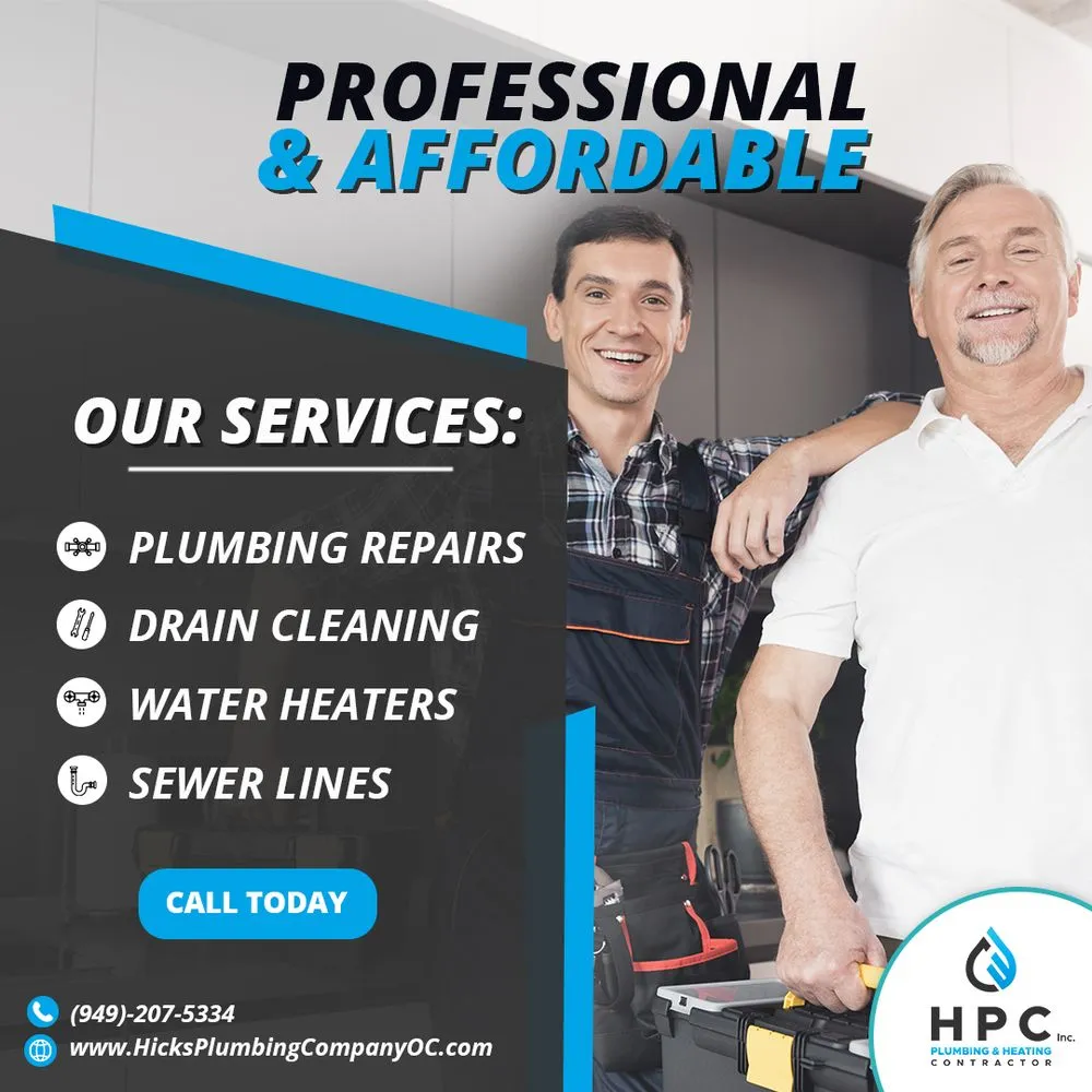 Slide of HPC Plumbing Company