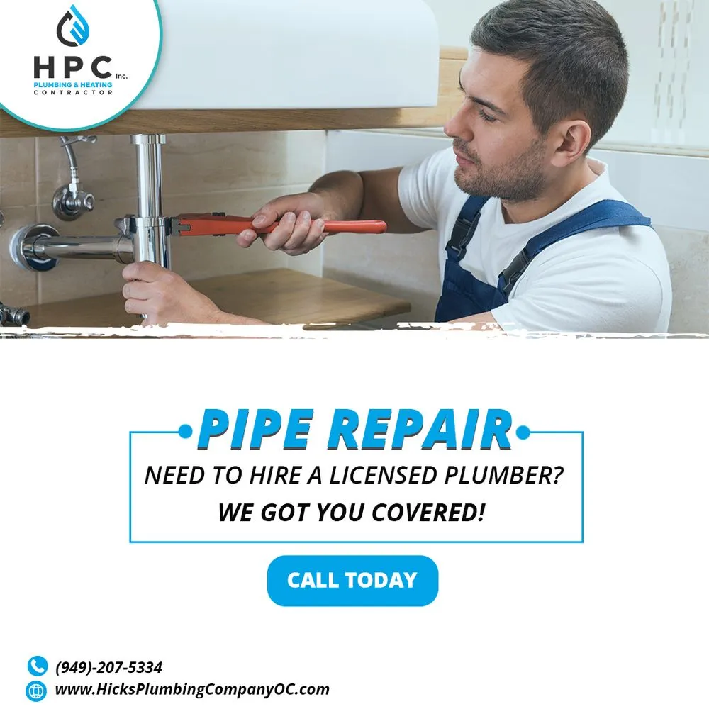 Slide of HPC Plumbing Company