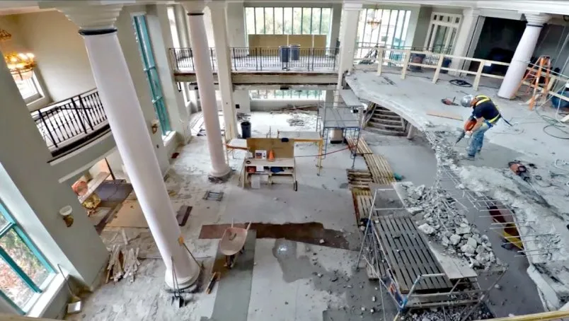 Slide of HSII Hotel Renovations