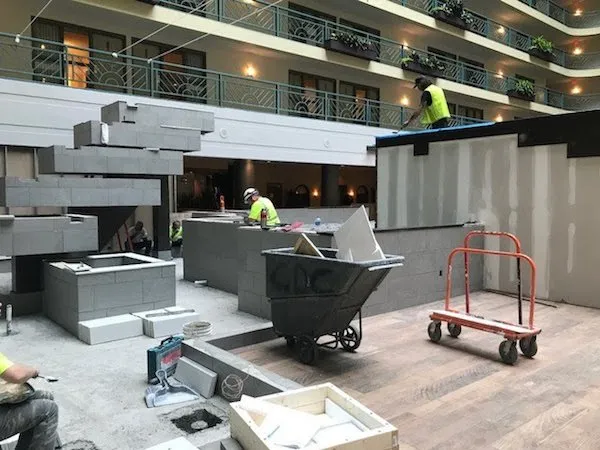 Slide of HSII Hotel Renovations