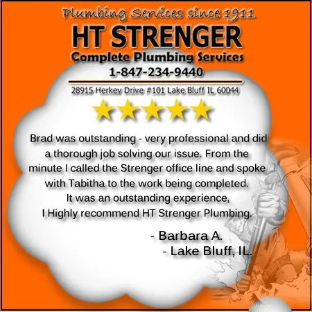 Trusted emergency plumbing in Lake Bluff, IL by HT Strenger Plumbing