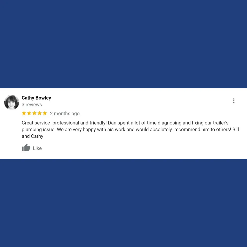 Slide of HTS Holding Tank Service RV Plumbing Repairs