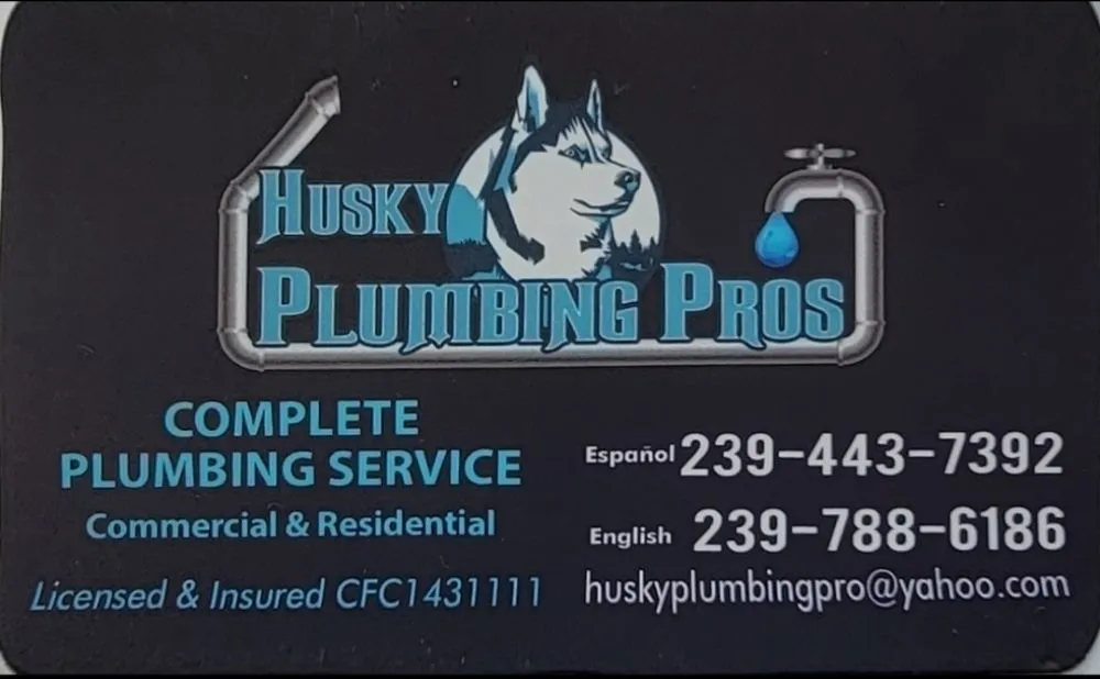 Slide of Husky Plumbing Pros
