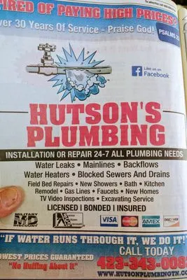 Hutson's Plumbing