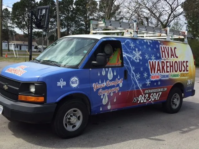 Slide of HVAC Warehouse & Plumbing