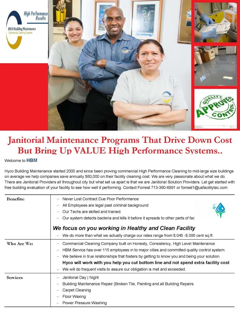 Slide of Hyco Building Maintenance