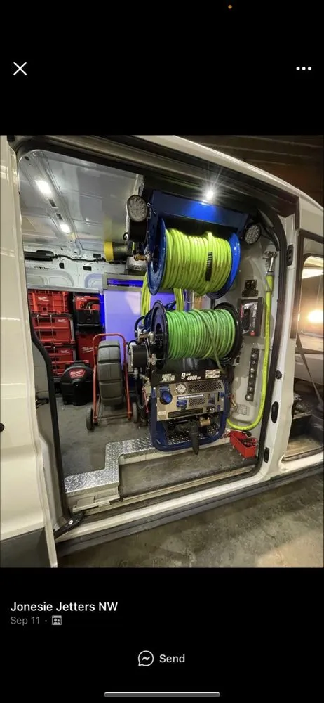 Slide of Hydro Jet Drain Service