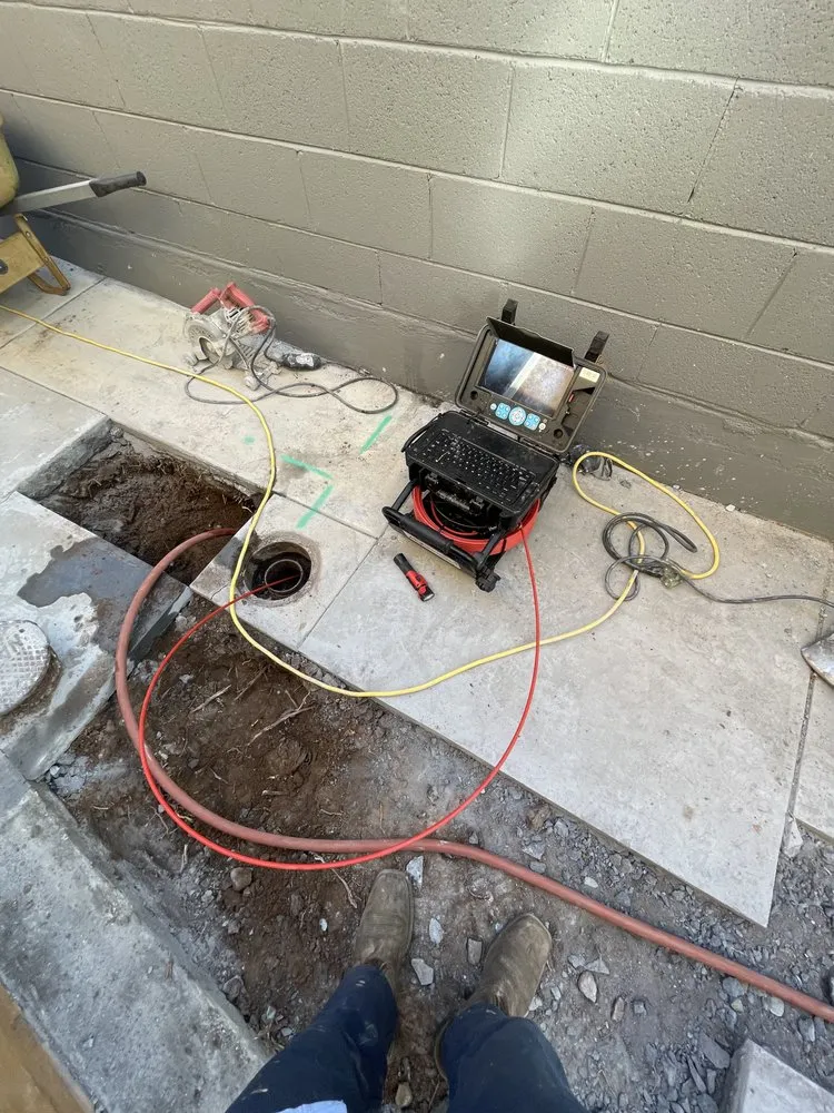 Slide of Hydro Jetting & Video Inspection