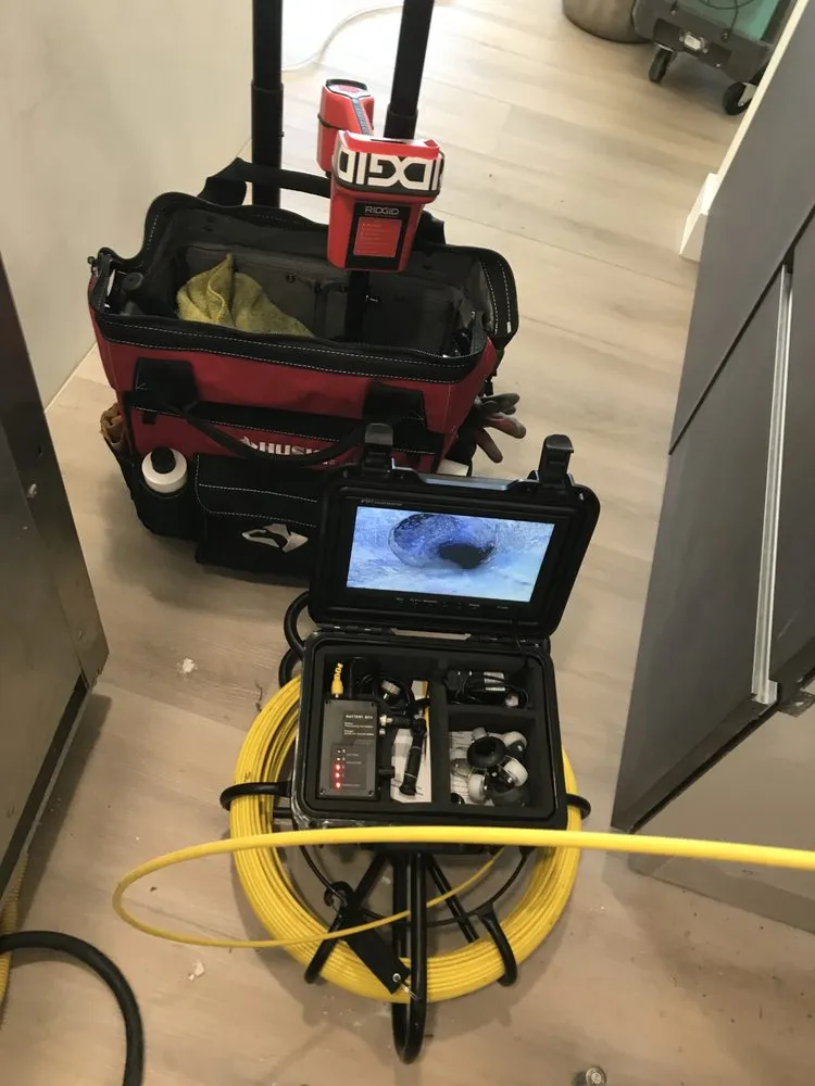 Slide of Hydro Jetting & Video Inspection