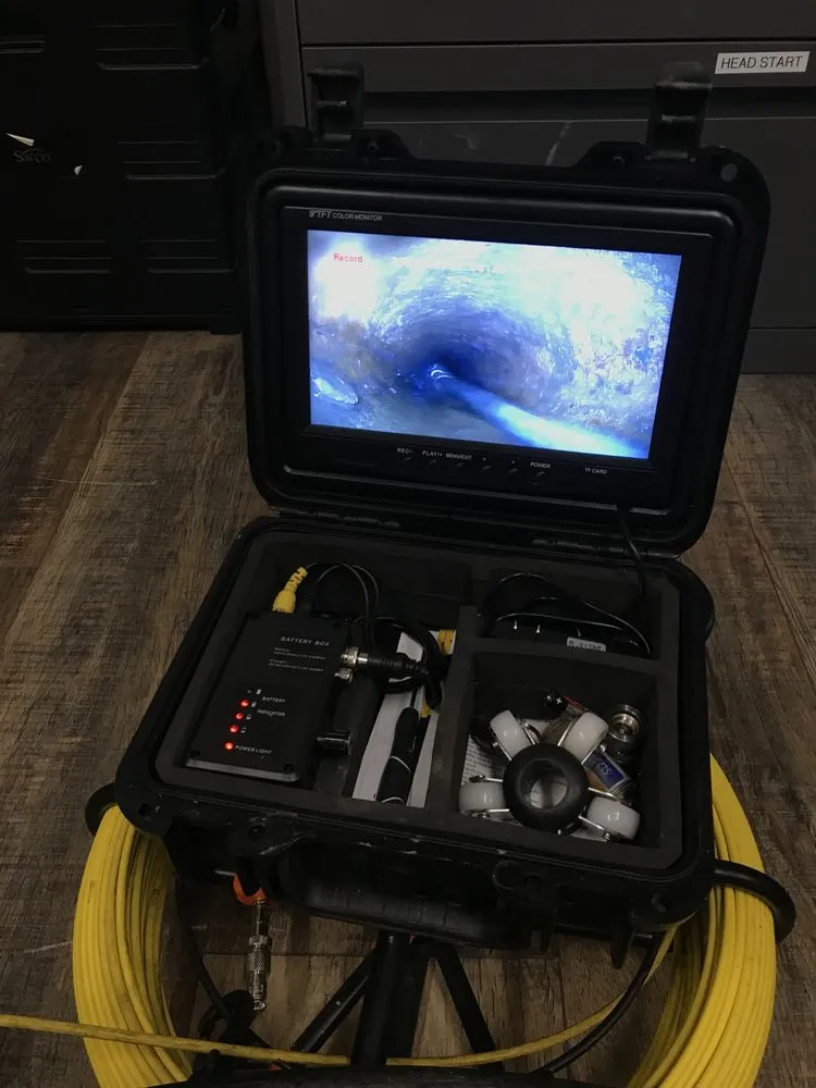 Slide of Hydro Jetting & Video Inspection