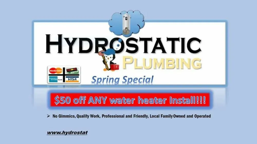 Slide of Hydrostatic Plumbing Services