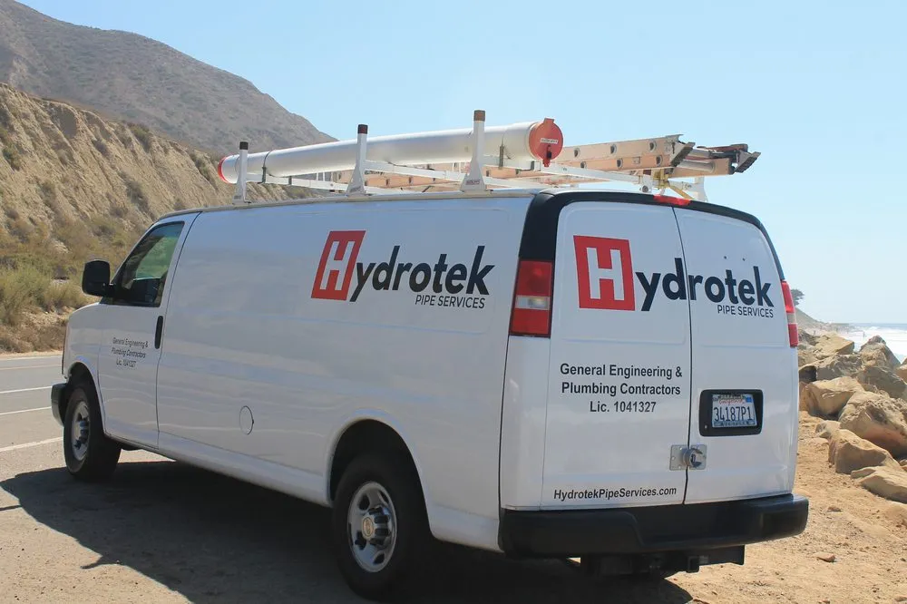 Slide of Hydrotek Pipe Services