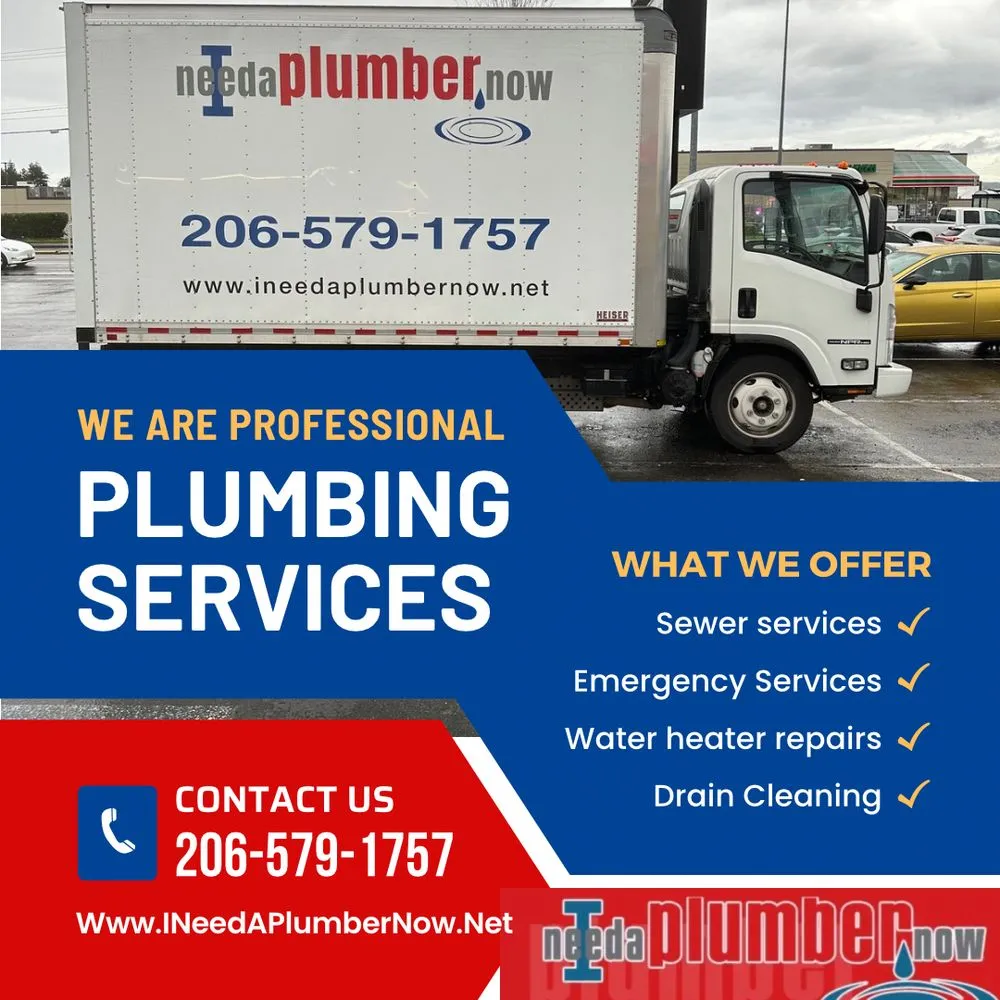 Slide of I Need a Plumber Now and Sewer Services