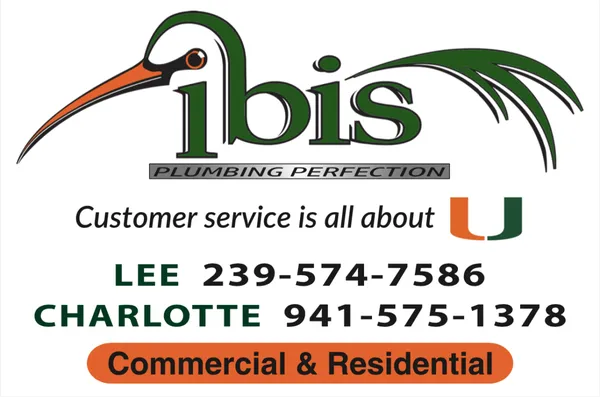 Ibis Plumbing Logo