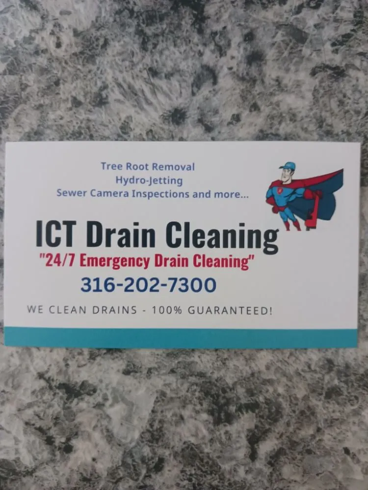 Slide of ICT Drain Cleaning
