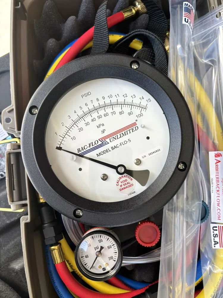 Slide of Idaho Backflow Testing