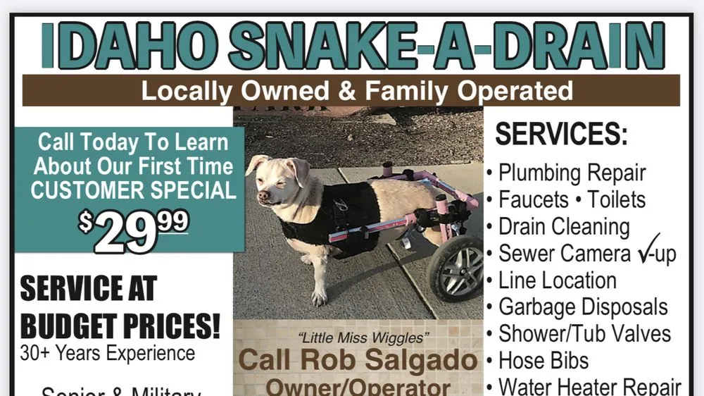 Slide of Idaho Snake-a-Drain
