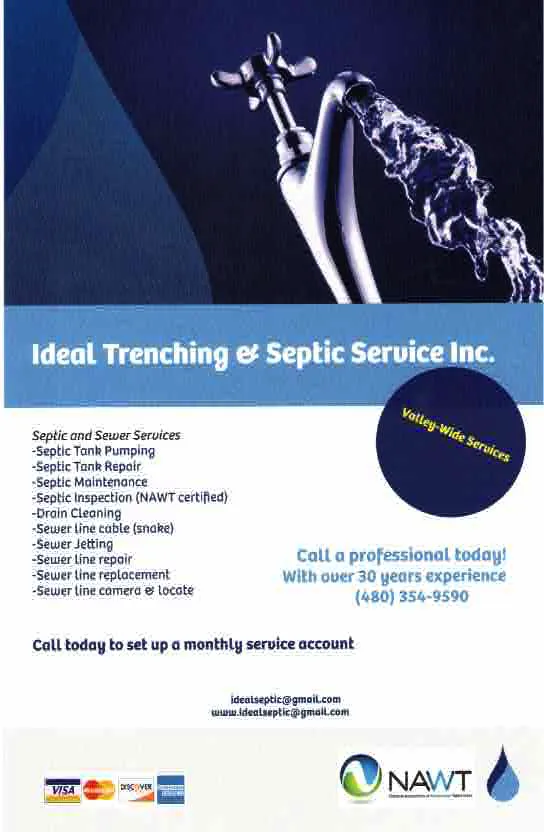 Slide of Ideal Trenching & Septic Service