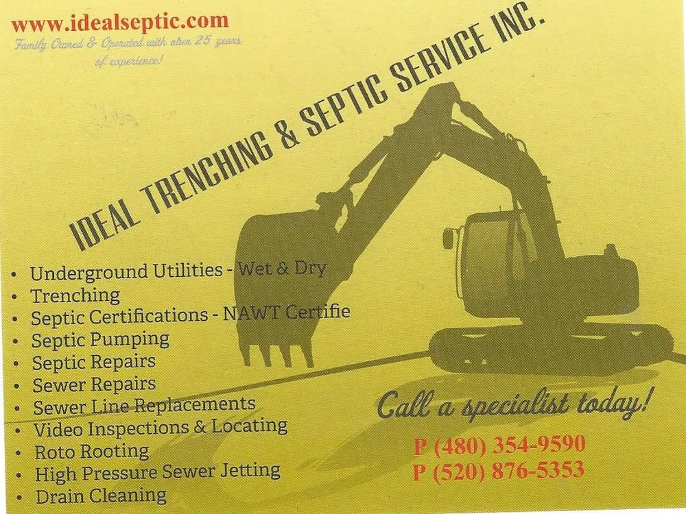 Slide of Ideal Trenching & Septic Service