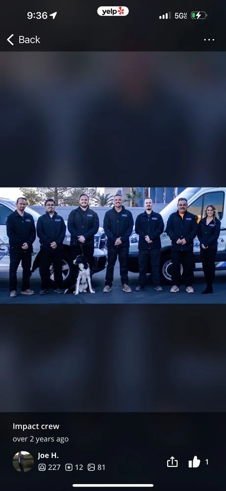 Slide of Impact Plumbing