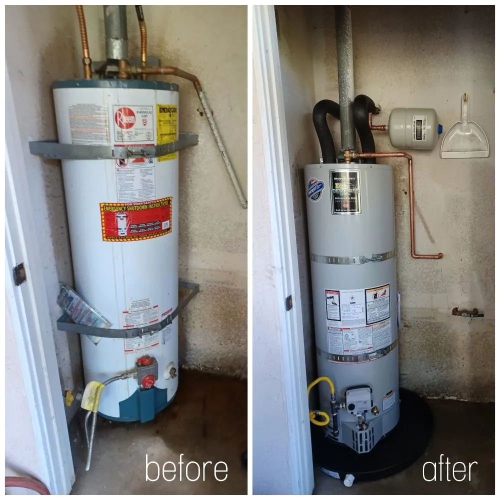 Slide of Improved Plumbing