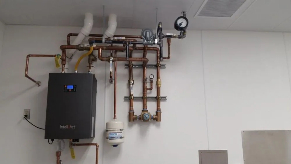 Slide of Improved Plumbing