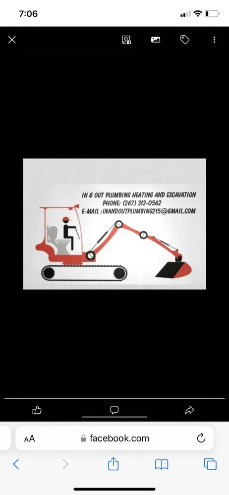 Slide of In & Out Plumbing Heating and Excavation