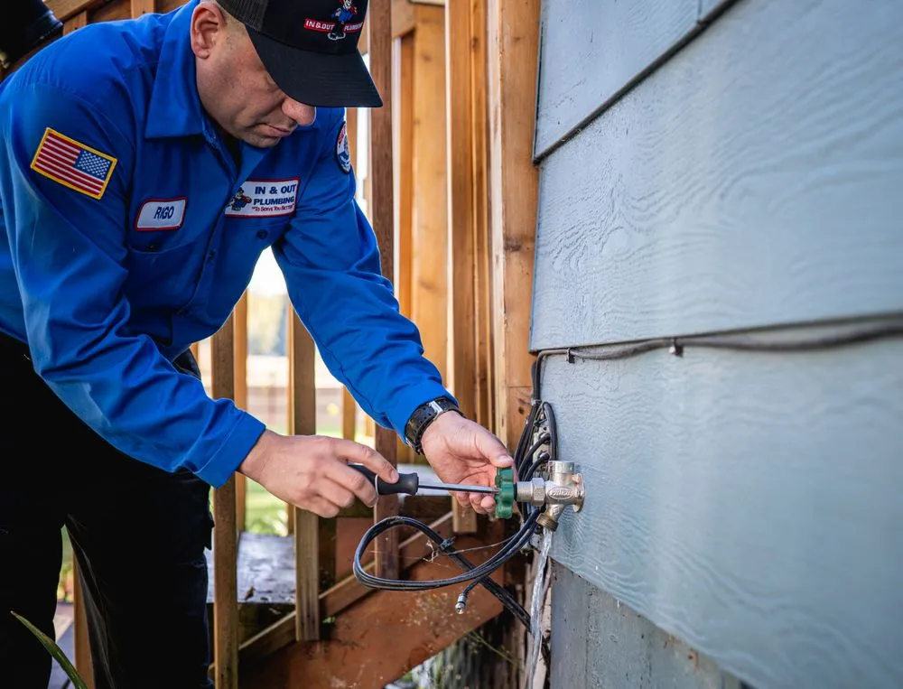 Slide of IN & OUT PLUMBING