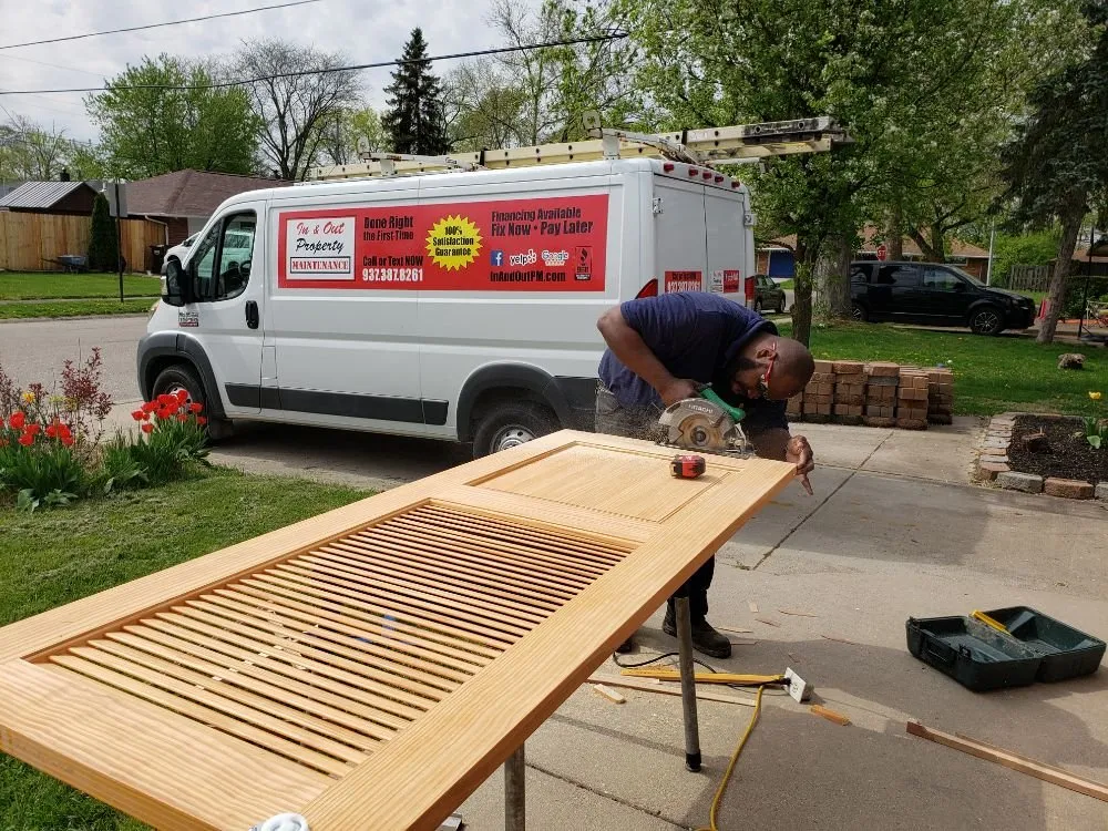 Slide of In and Out Property Maintenance