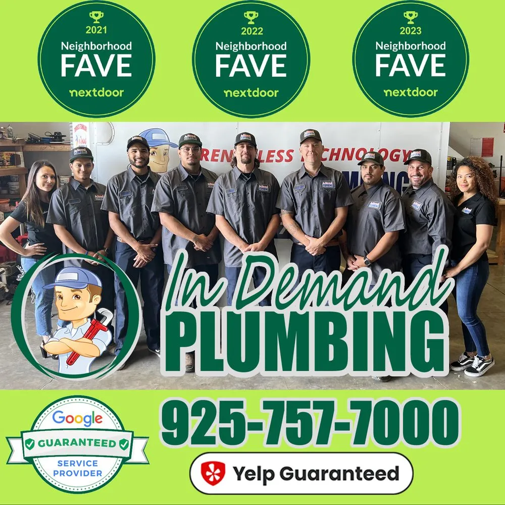 Slide of In Demand Plumbing