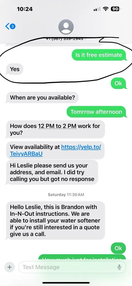 Slide of In n Out Construction