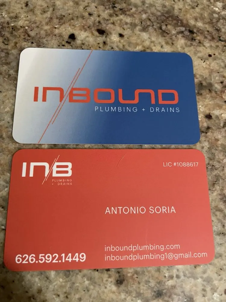 Slide of Inbound Plumbing