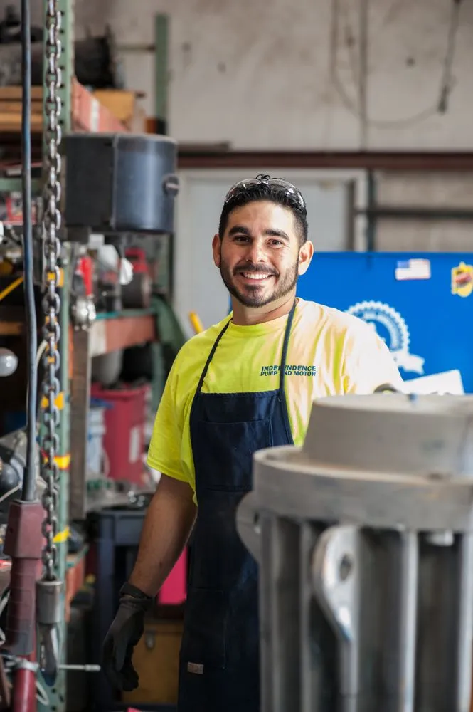 Slide of Independence Pump and Motor