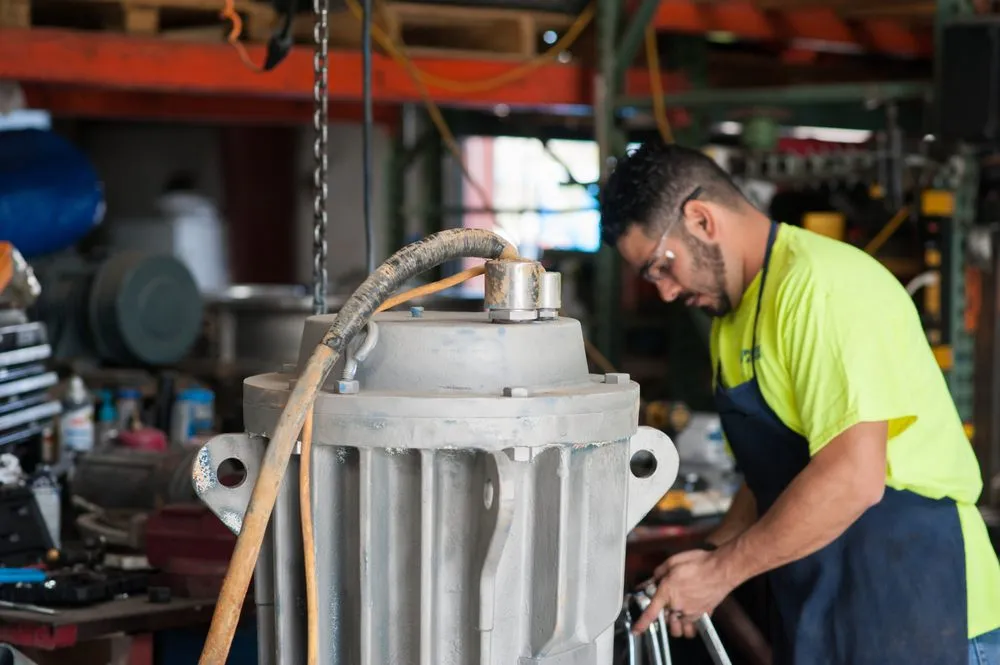 Slide of Independence Pump and Motor