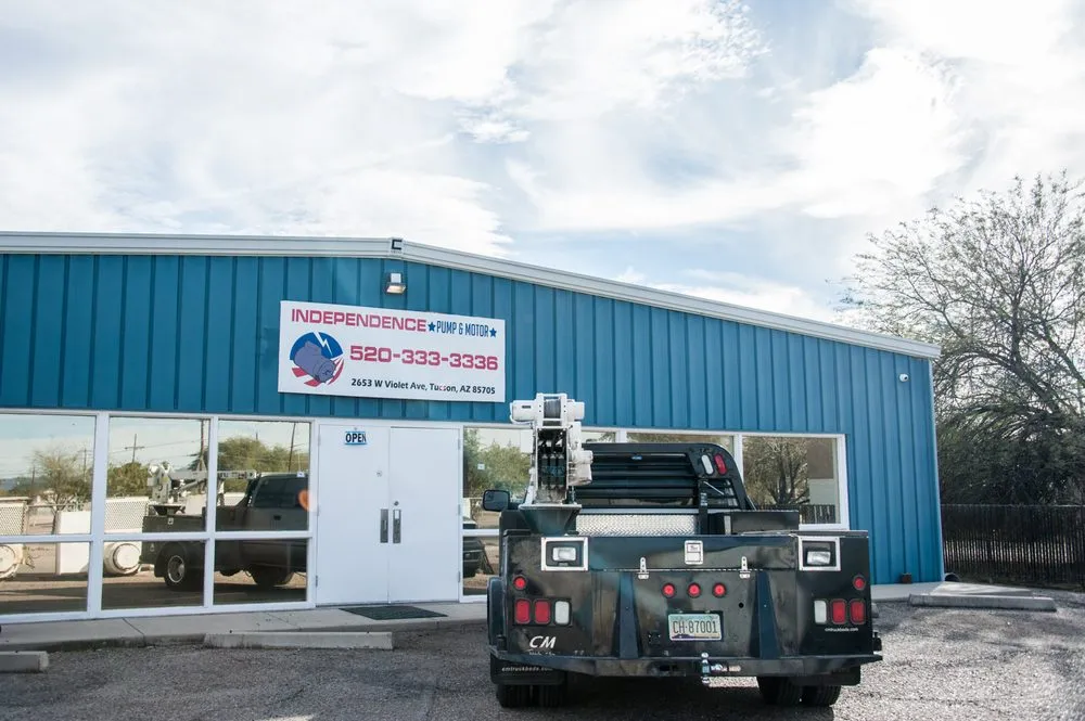 Slide of Independence Pump and Motor