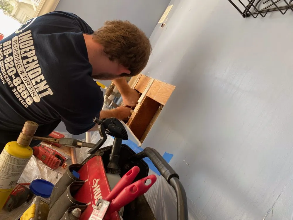 Slide of Independent Plumbing and Drain