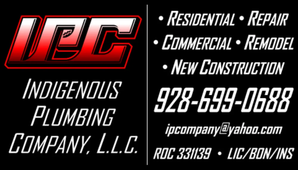 Slide of Indigenous Plumbing Company