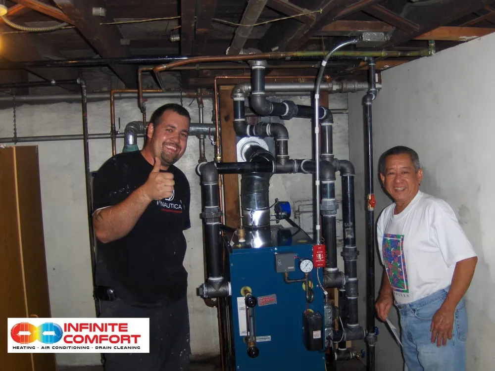 Slide of Infinite Comfort Heating, Cooling, & Drain Cleaning