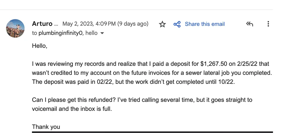 Slide of Infinity Plumbing