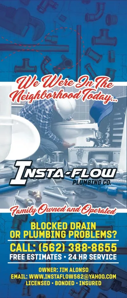 Slide of Insta Flow Plumbing