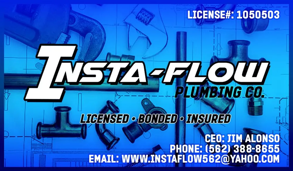 Slide of Insta Flow Plumbing