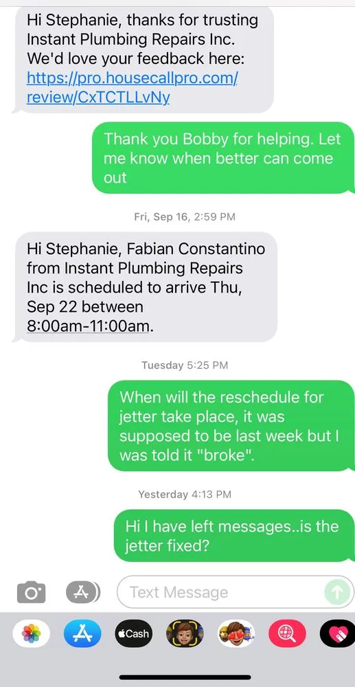 Slide of Instant Plumbing Repairs