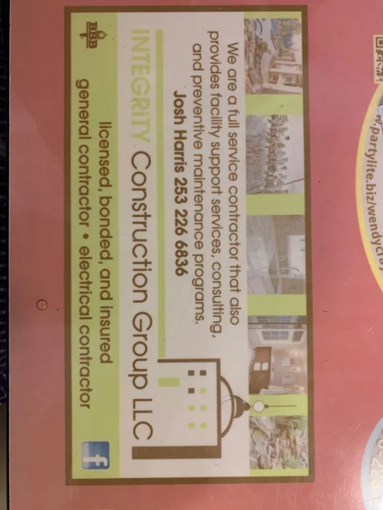 Slide of Integrity Construction Group