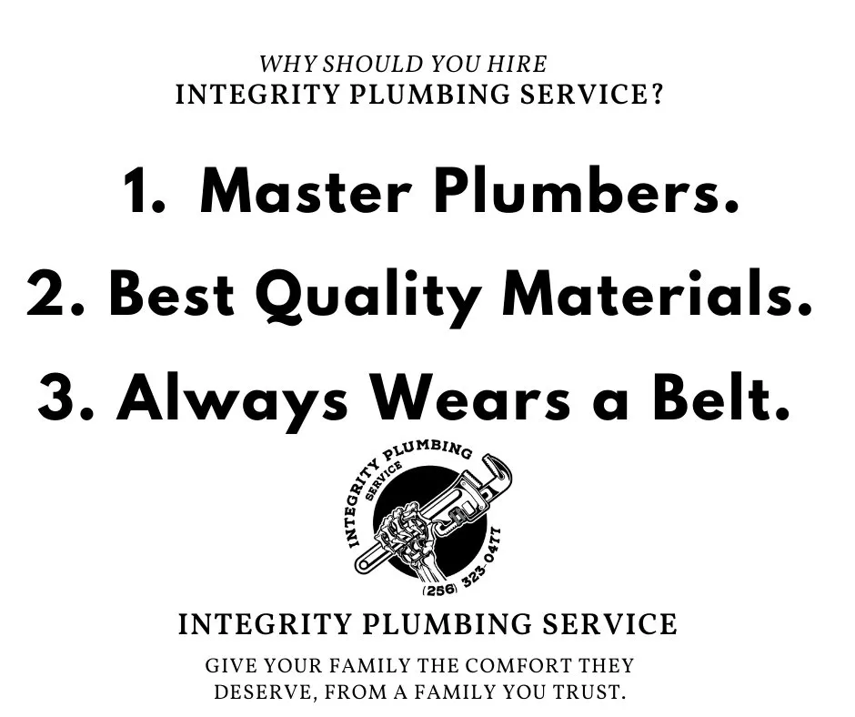 Slide of Integrity Plumbing Service