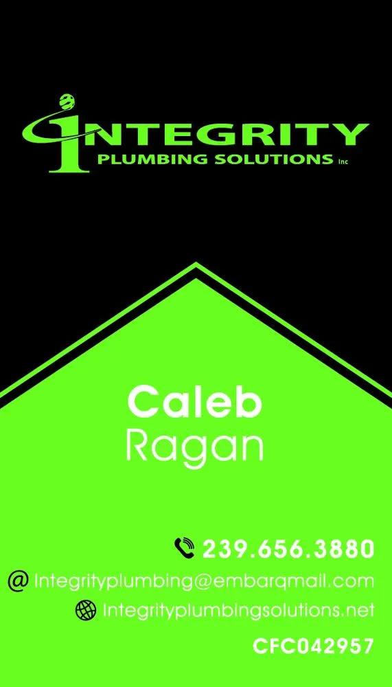 Slide of Integrity Plumbing Solutions