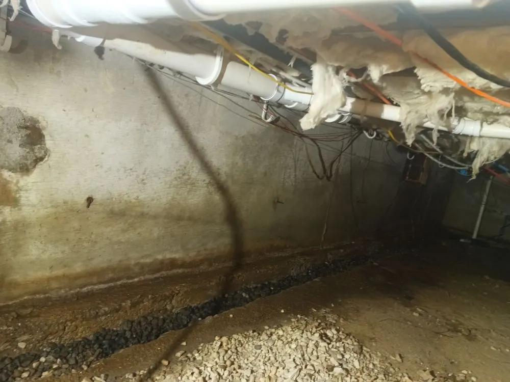 Slide of Interior Basement System