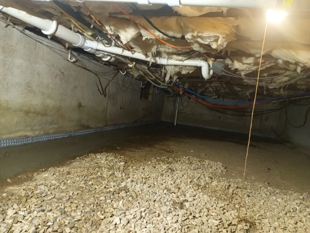 Slide of Interior Basement System