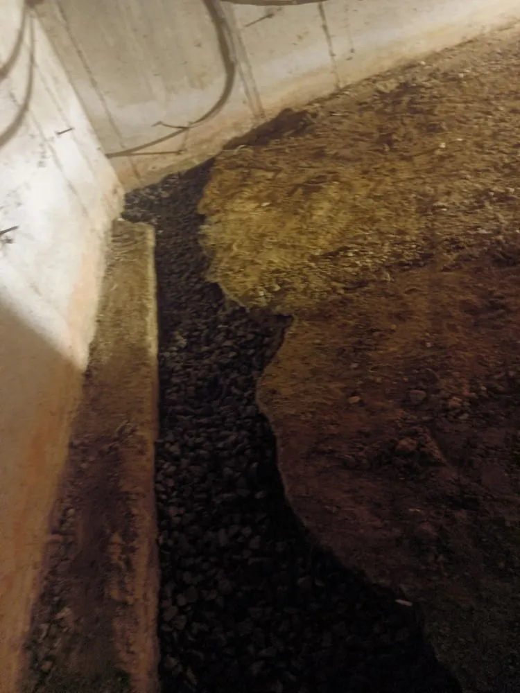 Slide of Interior Basement System