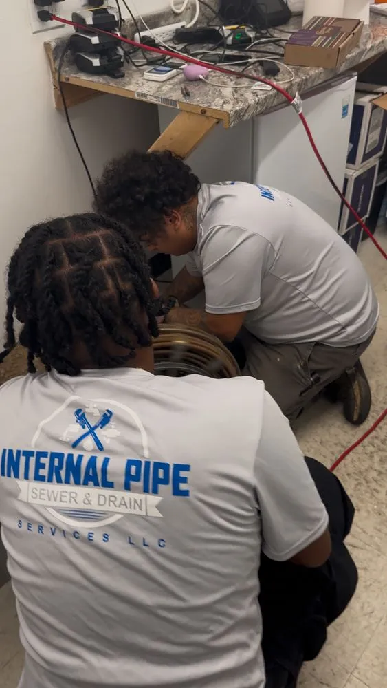 Slide of Internal Pipe Sewer & Drain Services